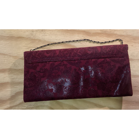 Vintage OKPTA1519426 Red Velvet Clutch Purse - Picture 3 of 6